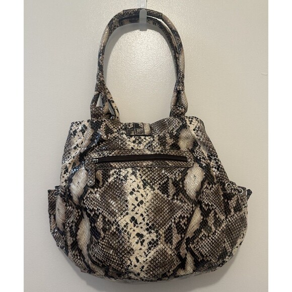 Chaps Python Purse Shoulder Snakeprint - Picture 2 of 8